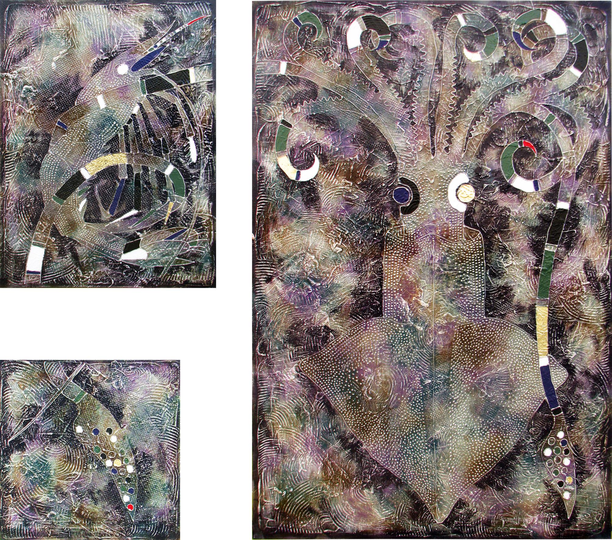 Interior Painting di Vasili Zianko - 20 000 LEAGUES IN THE DEPTHS OF THE SEA (trittico)