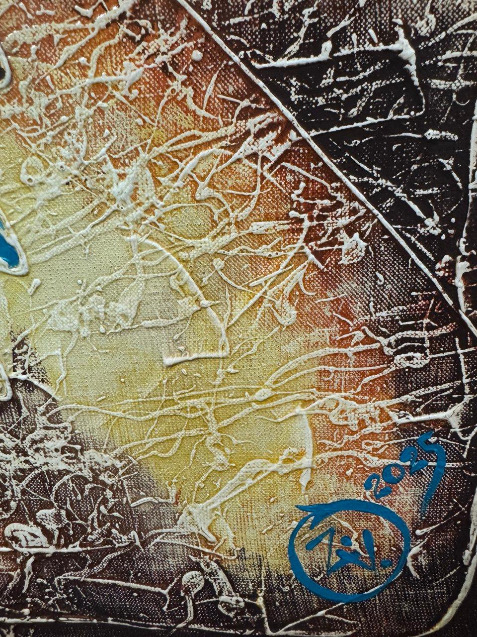 ABOUT the GENTLE HUMMINGBIRD - Beige Nude Painting by Vasili Zianko