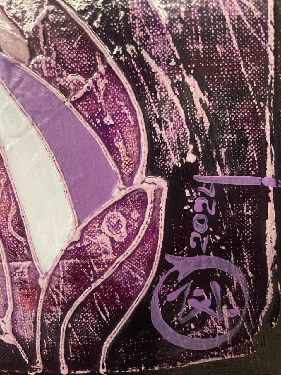 ORQUÍDEAS BRILLANTES de Vasili Zianko, técnica de volumen-contorno del autor en venta 4