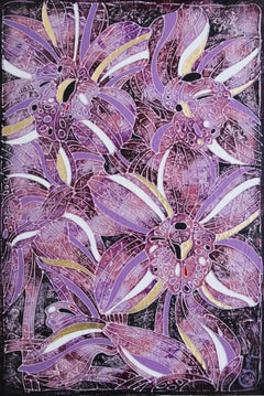 BRIGHT ORCHIDS di Vasily Zianko, tecnica del volume-contour dell'autore