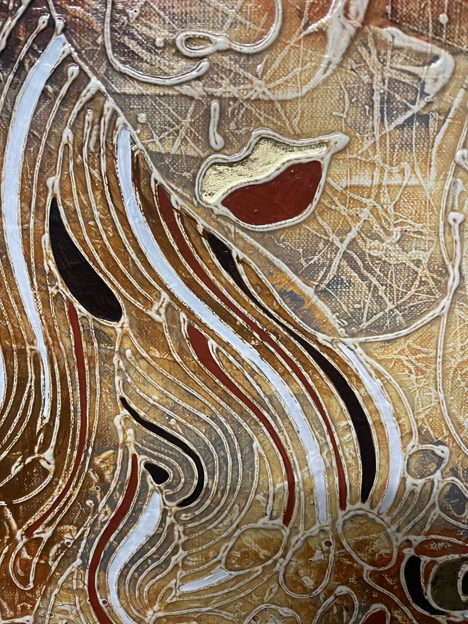 GORGEO NIO-POUTI di Vasily Zianko, tecnica volume-contour dell'autore - Painting di Vasili Zianko