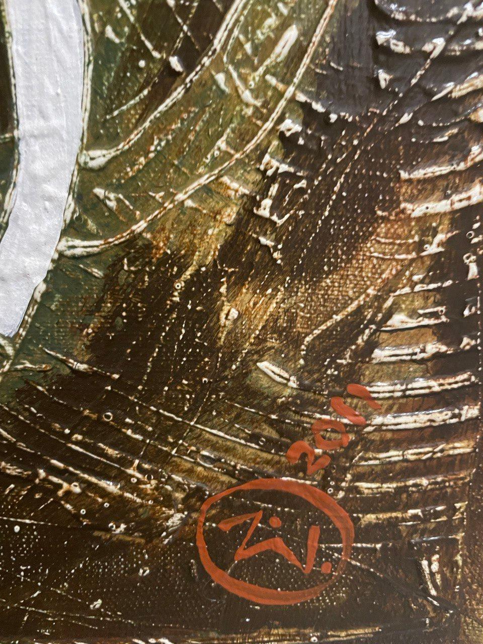 Die Farbe wird in der Technik des Autors der Malerei von Vasily Zianko basierte Acrylmalerei auf Leinwand mit einer Vielzahl von Texturen, Wäschen, die feinste Lasur, volumetrische Konturen gemacht. Das Kunstwerk ist für blinde und sehbehinderte