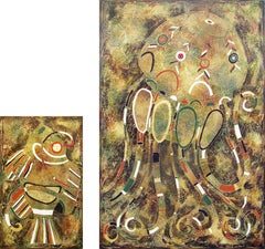Cacciatore di GUTTA-PERCHA (dittico)