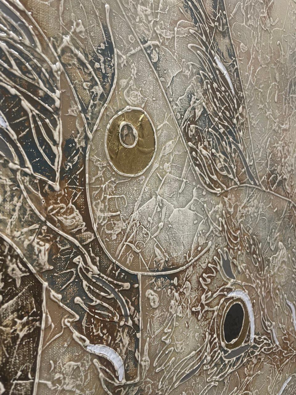 Unsterblicher Begleiter der Moony Chan E (Grau), Nude Painting, von Vasili Zianko