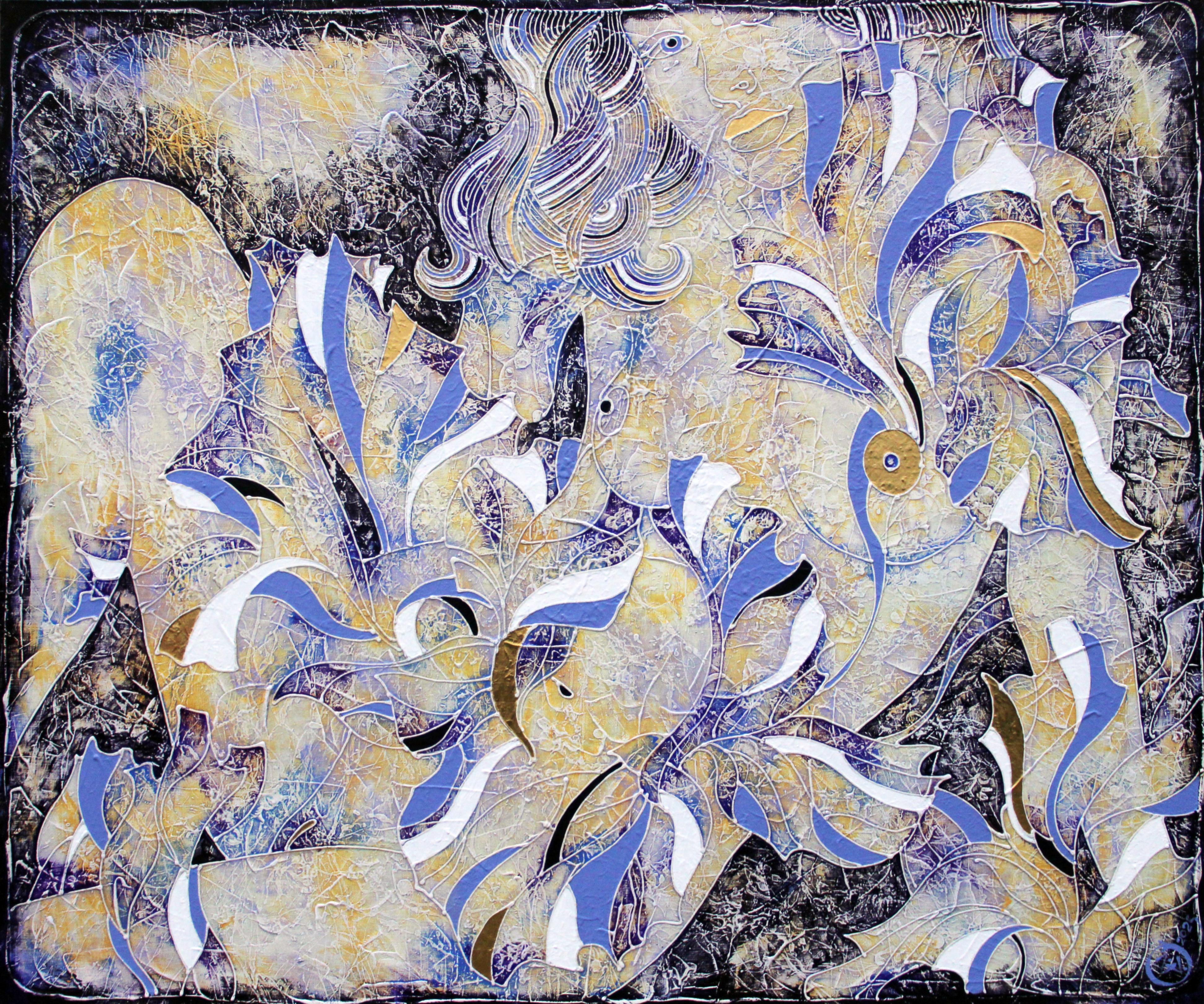 Figurative Painting Vasili Zianko - Iride se baigne dans un arc-en-ciel