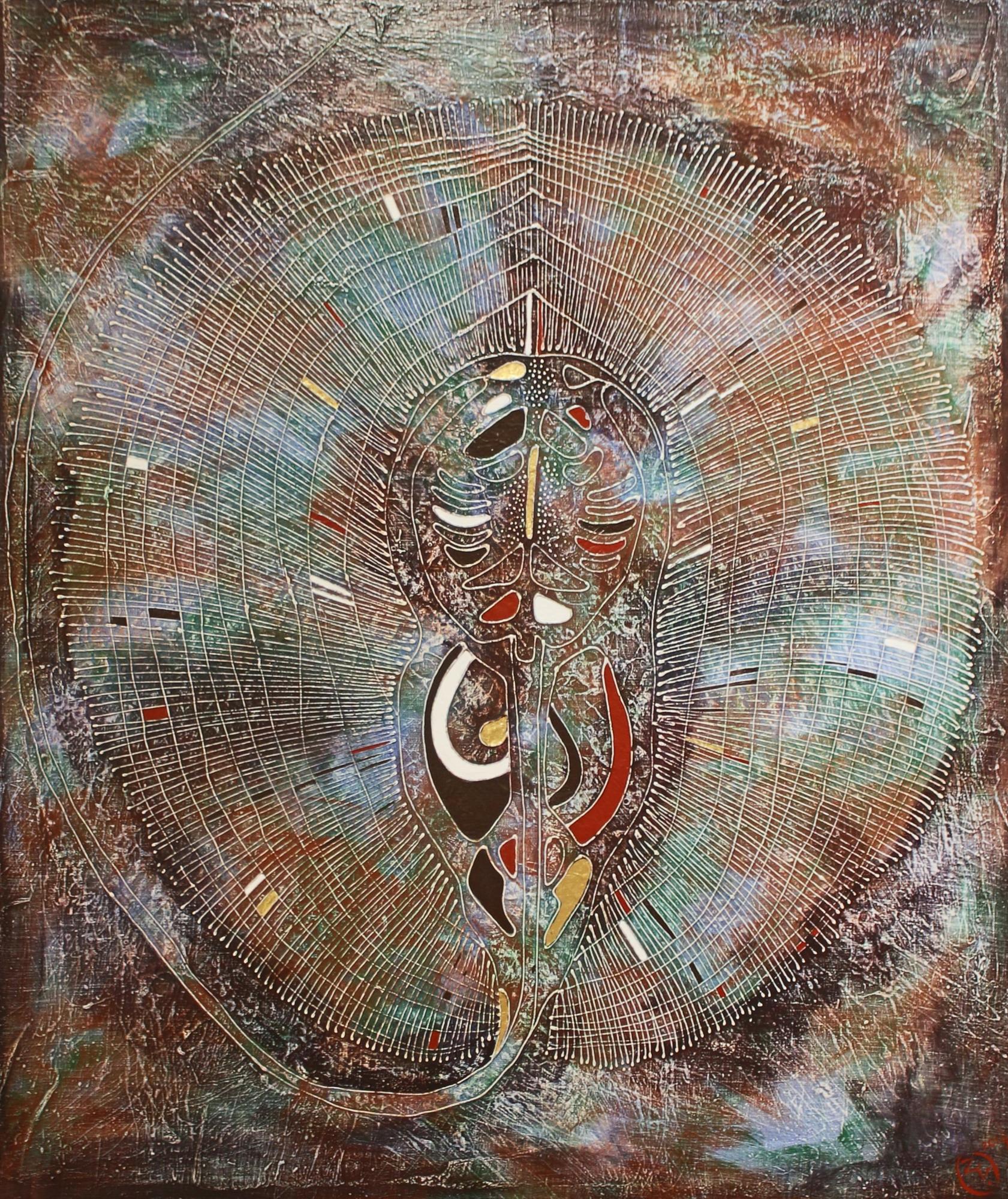 Esta obra de arte forma parte del proyecto EL TIEMPO COMO RAYOS X.

La pintura está realizada en la técnica de pintura del autor por Vasili Zianko a base de pintura acrílica sobre lienzo utilizando una variedad de texturas, lavados, las veladuras