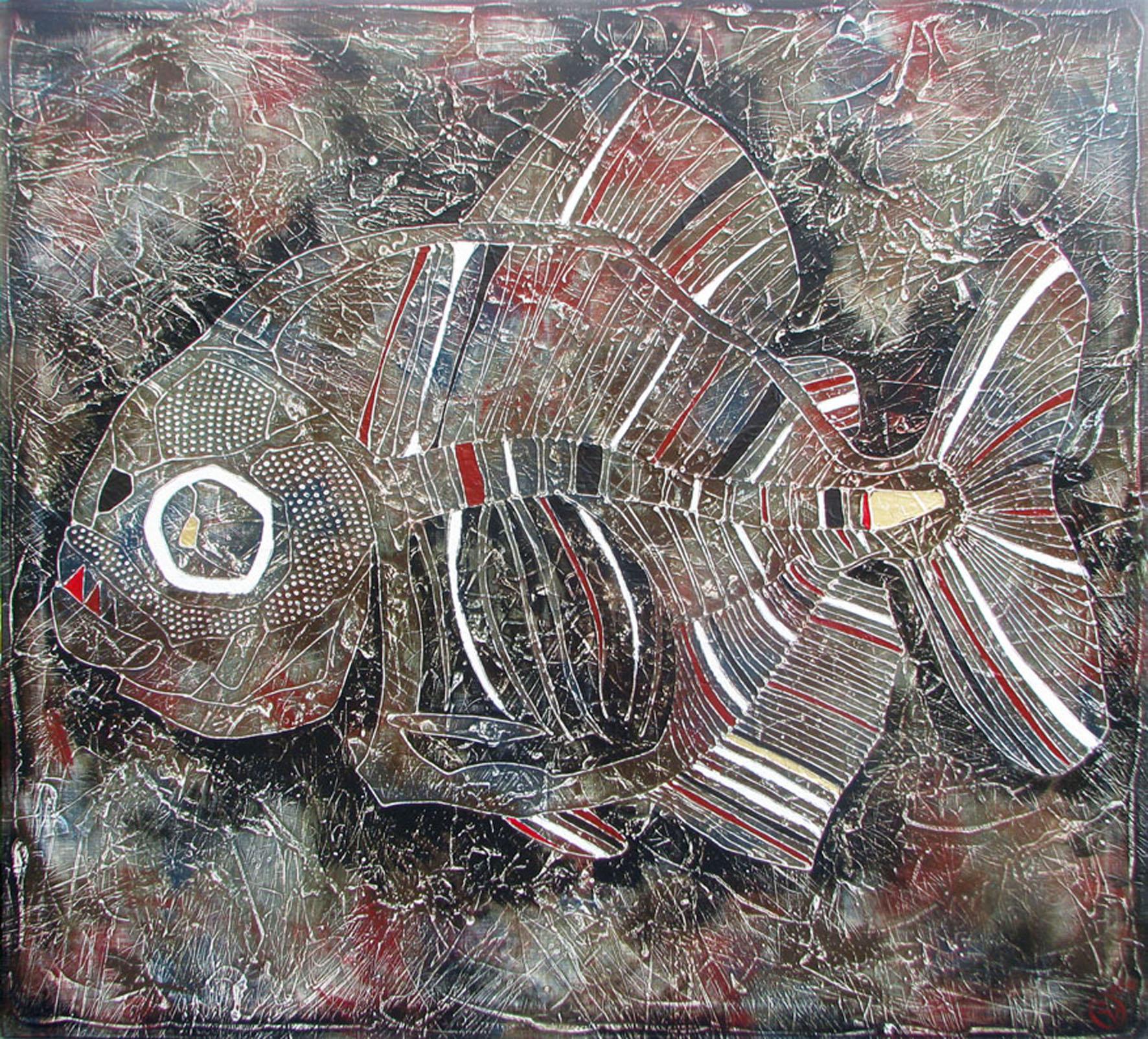 Objekt №2. SERRASALMUS (3) by Vasili Zianko, author's volume-contour technique