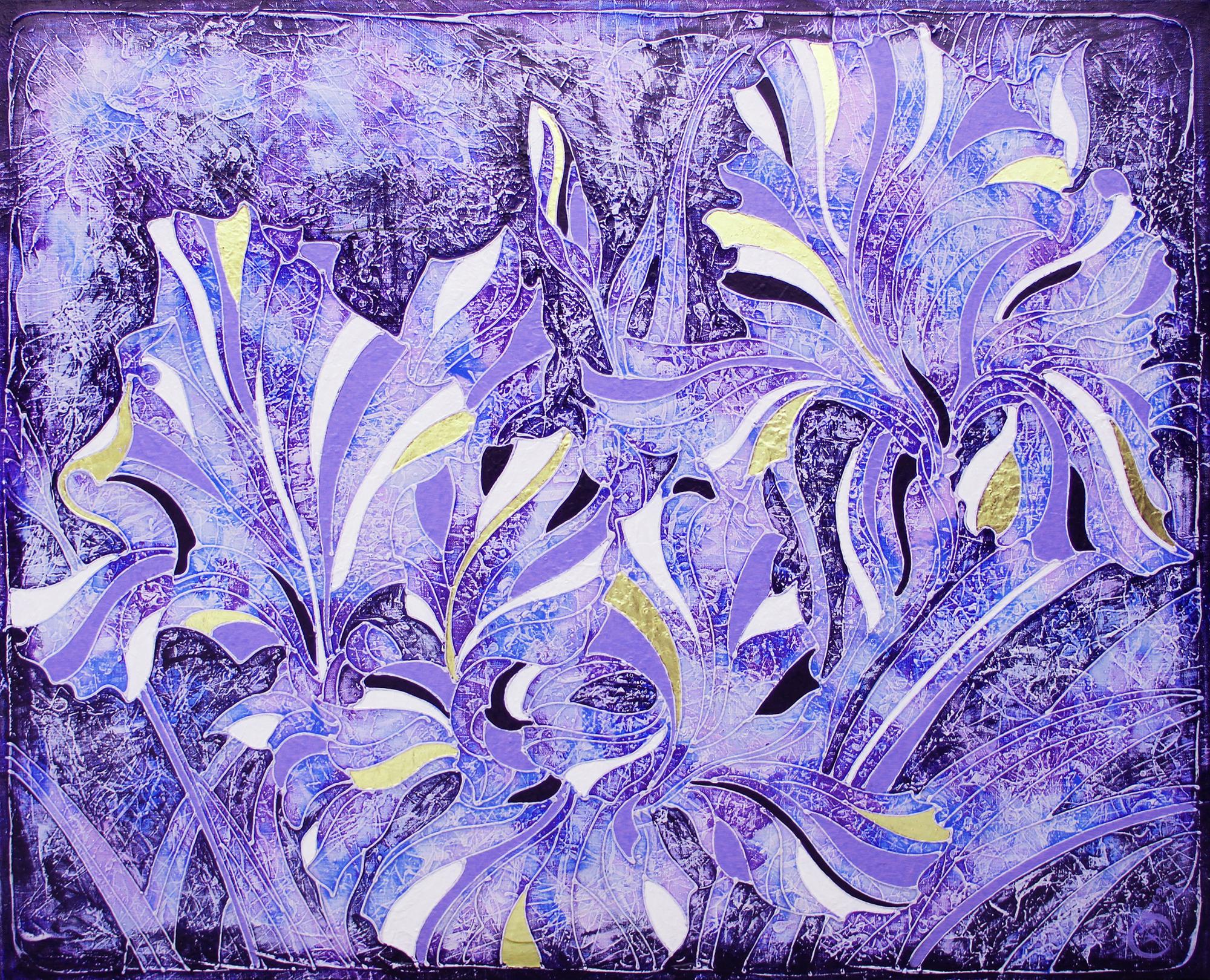 La pintura está realizada con la técnica de pintura del autor, basada en la pintura acrílica sobre lienzo de Vasili Zianko, utilizando una gran variedad de texturas, lavados, veladuras finísimas, contornos volumétricos legibles al tacto para