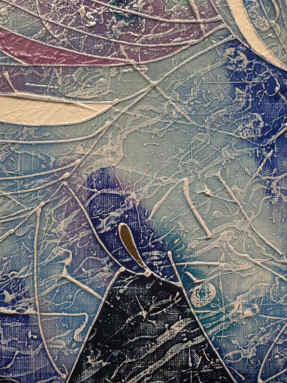 THE FABULOUS ALCYONE - Abstract Painting by Vasili Zianko