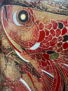 THE RED FIGHTNING FISH. by Vasili Zianko, author's volume-contour technique