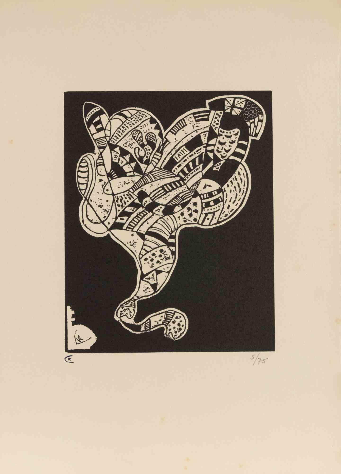 Gravure pour 10 origine è un'opera d'arte moderna originale realizzata da Vasilij Kandinskij. 

Xilografia in bianco e nero

Numerato sul margine inferiore.

Edizione di 15/75.

Questa è la seconda edizione, non firmata e monogrammata sulla lastra