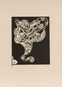 Gravure pour 10 origine - Xilografia dopo Vasilij Kandinskij - metà del XX secolo