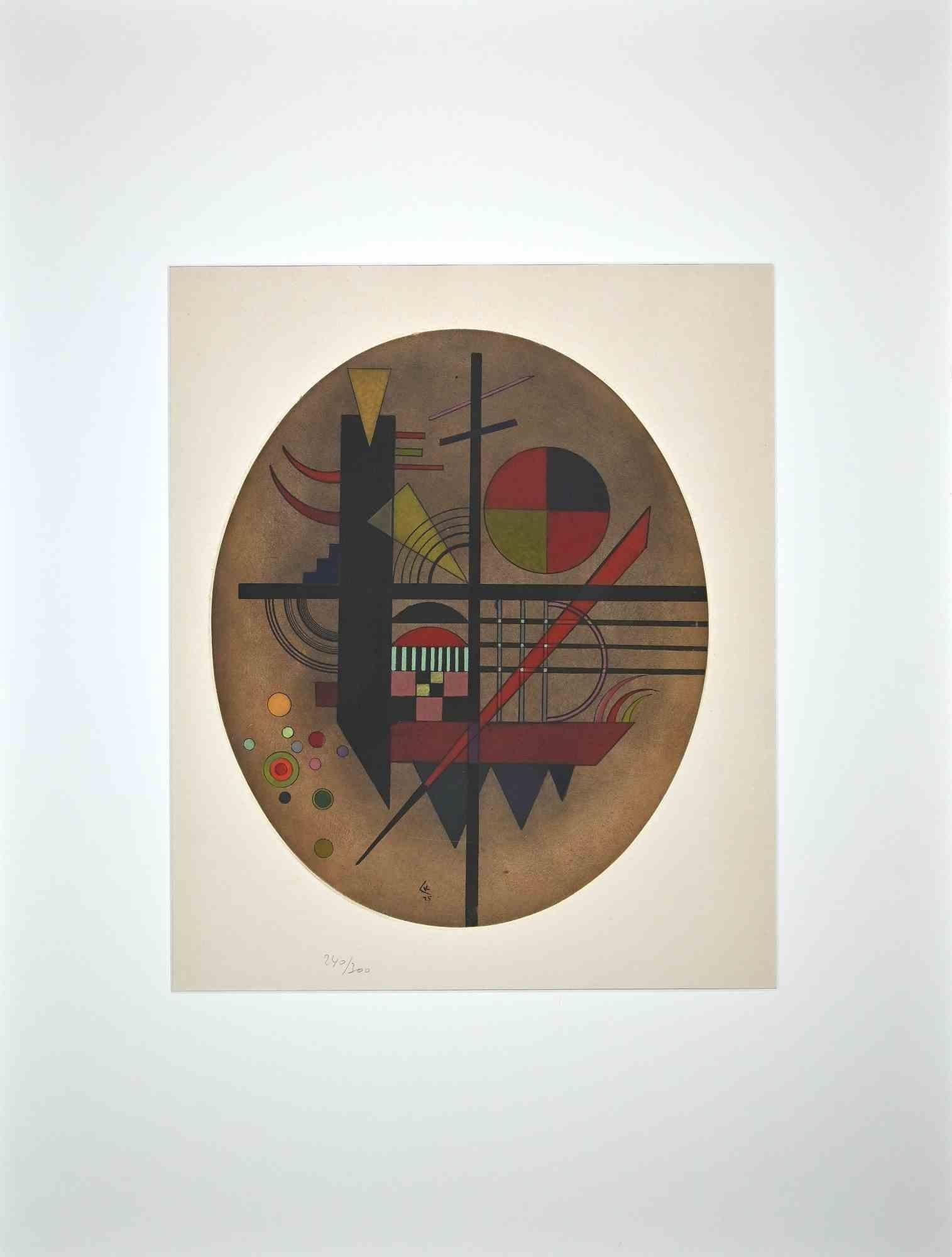 Message Intime - Etching and Aquatint after Vasilij Kandinskij - 1960 For Sale 1