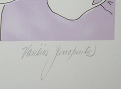Untitled IV, Contemporary Lithograph by Vasilios Janopoulos
