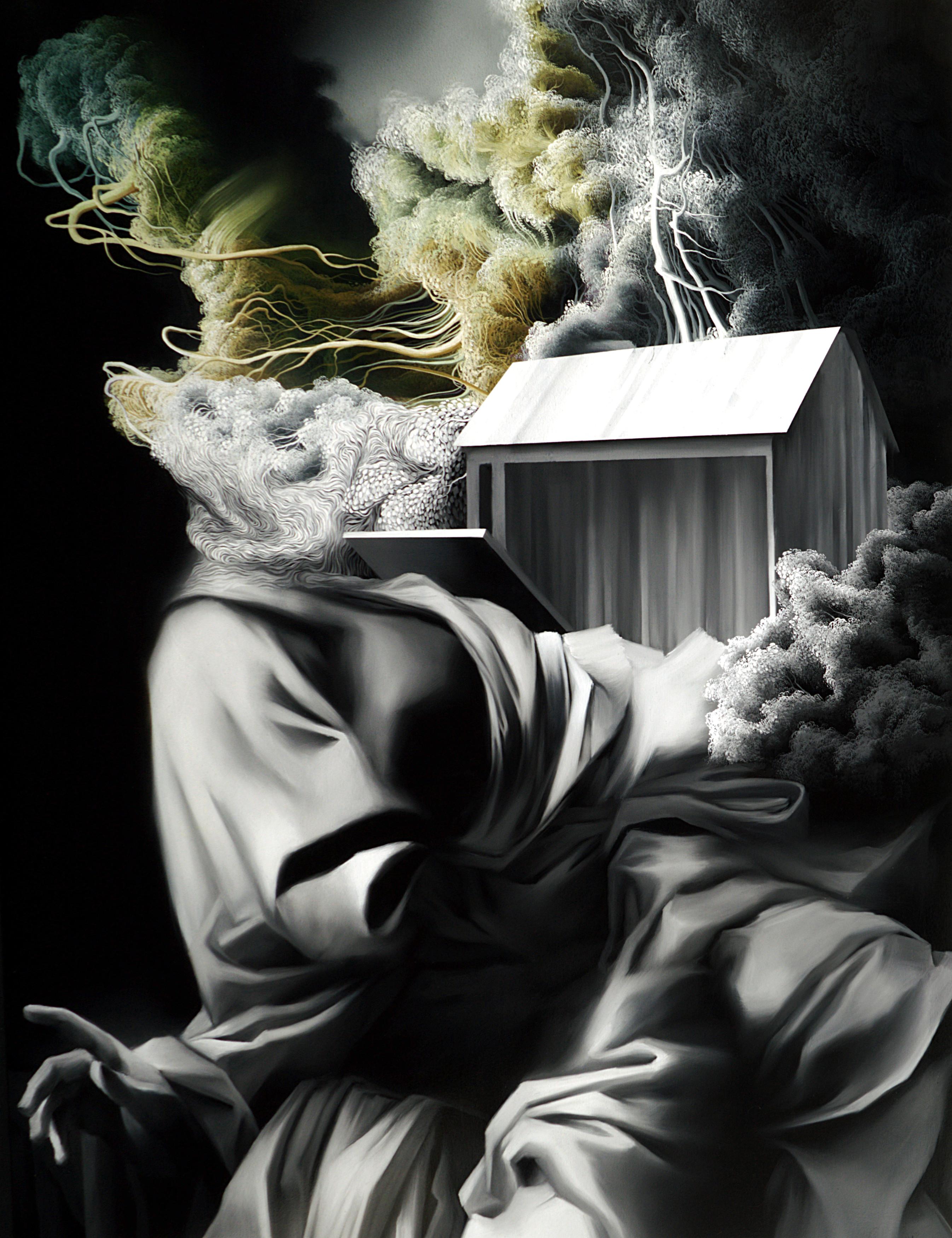 Landmark - Painting by Vasilis Avramidis