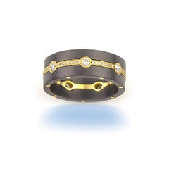 Vasilis Giampouras Chakra Inspired Full Eternity Diamond Band Ring