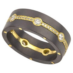 Vasilis Giampouras Chakra Inspired Full Eternity Diamond Band Ring