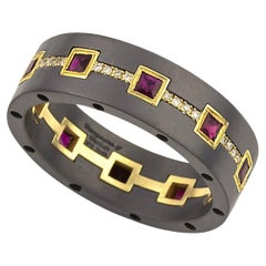 Vasilis Giampouras Chic Elegant Alternative Band Ring