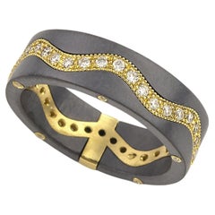 Vasilis Giampouras Wave Diamond Band Ring