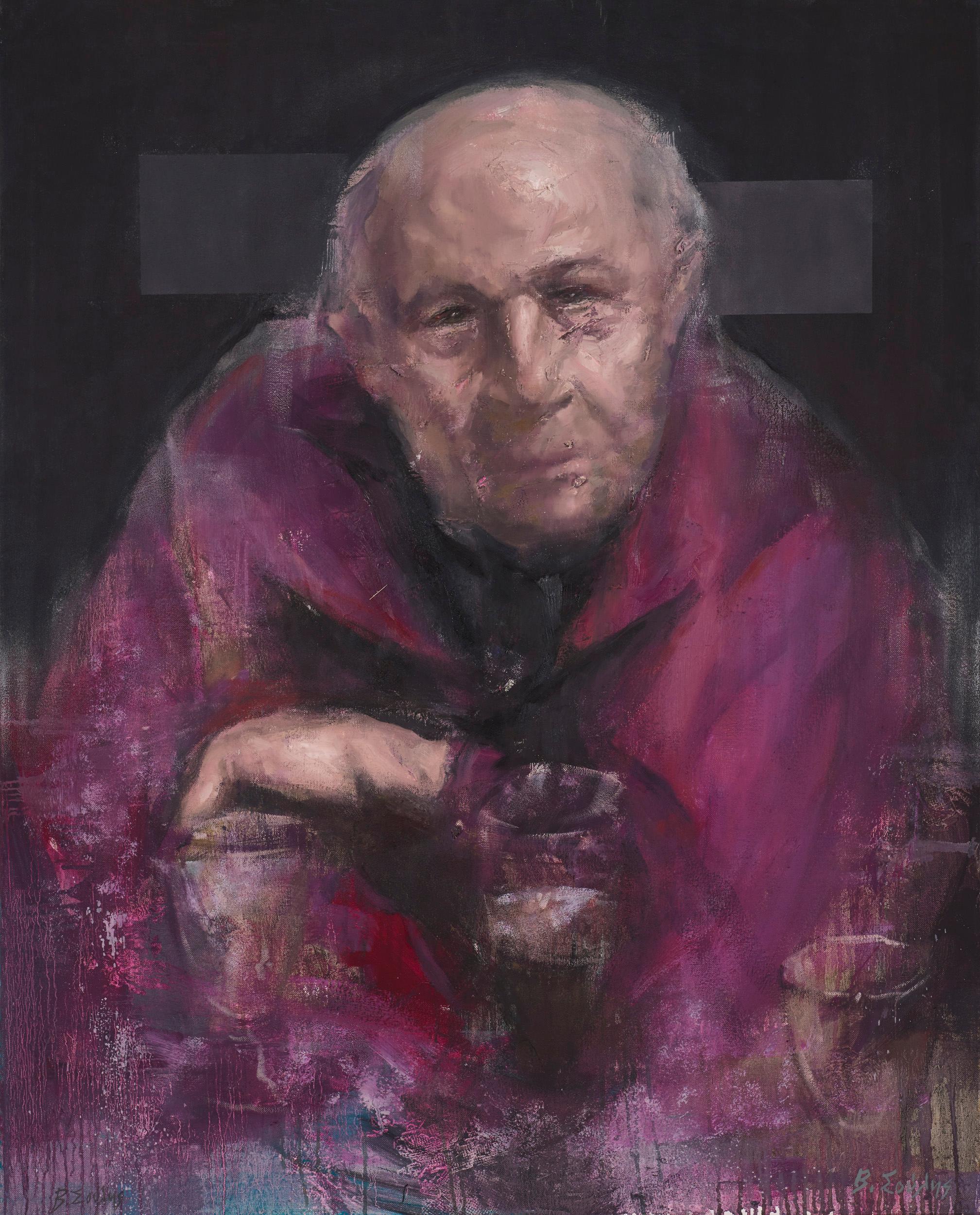 Vasilis Soulis Portrait Painting - Untitled