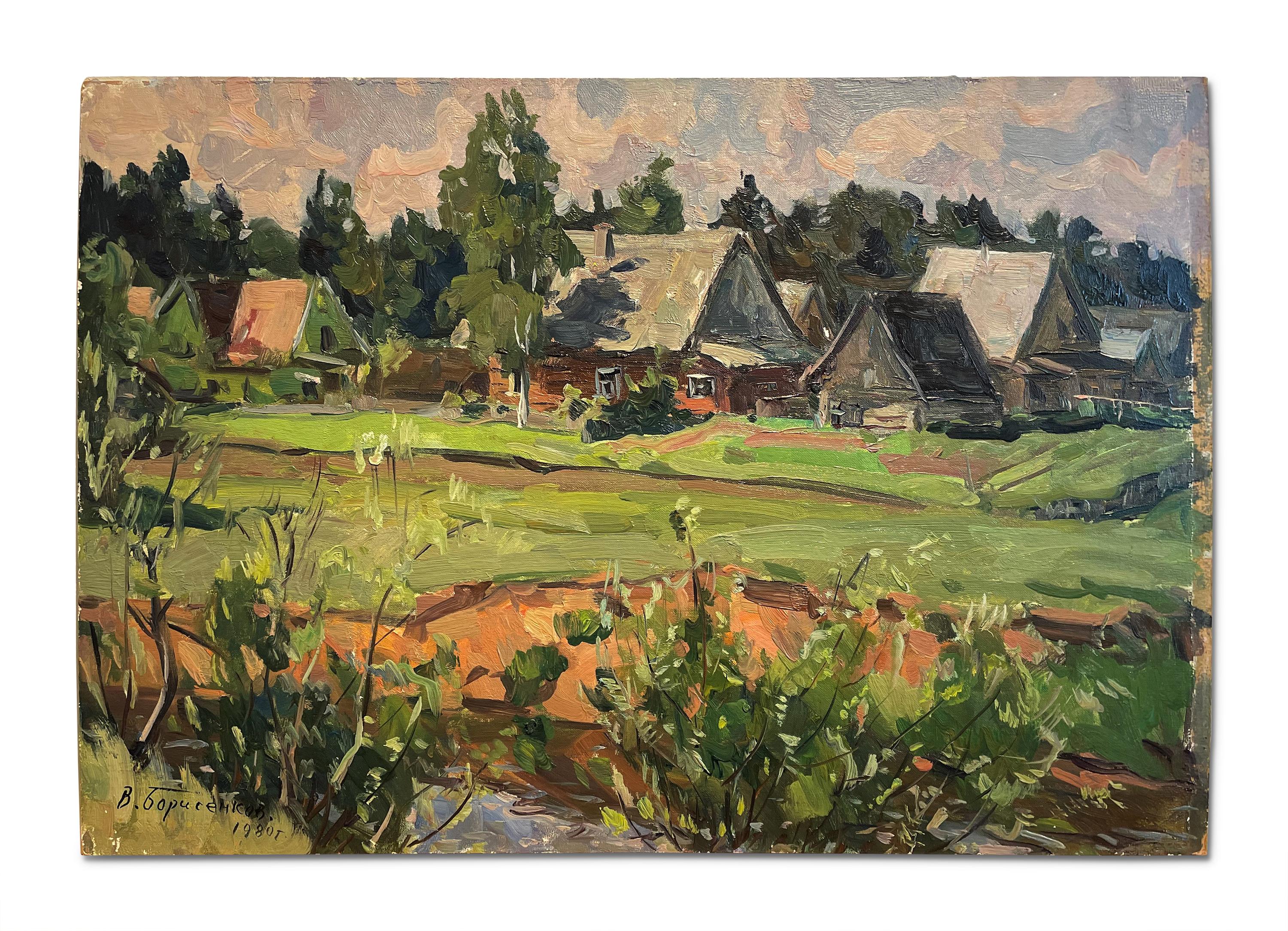 Vasily Borisenkov Landscape Painting - Vyra