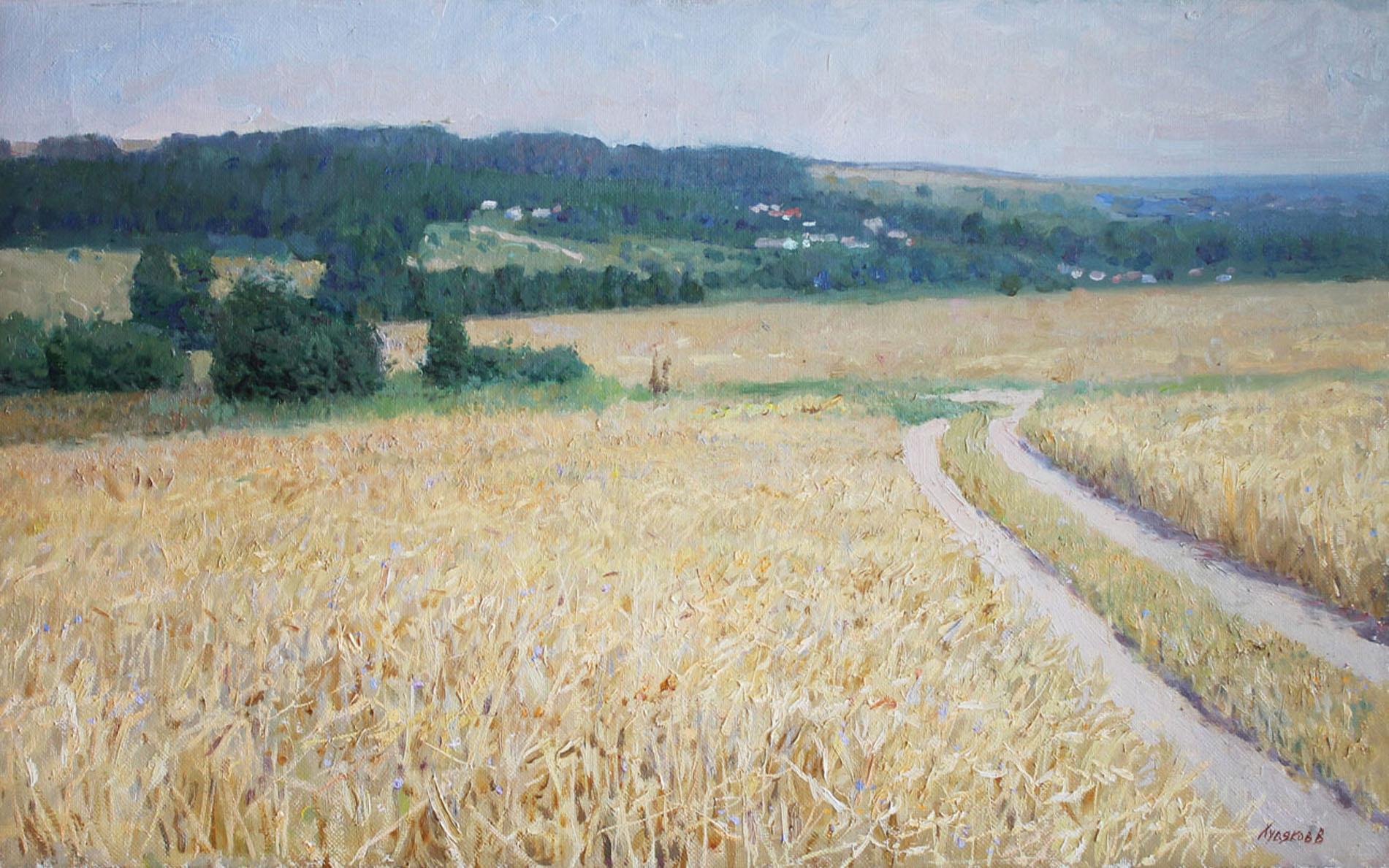Vasily Hudyakov Landscape Painting - Rye, Urzhum