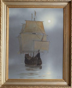 Sailboat  oil/ canvas, 50x40 cm, 1989