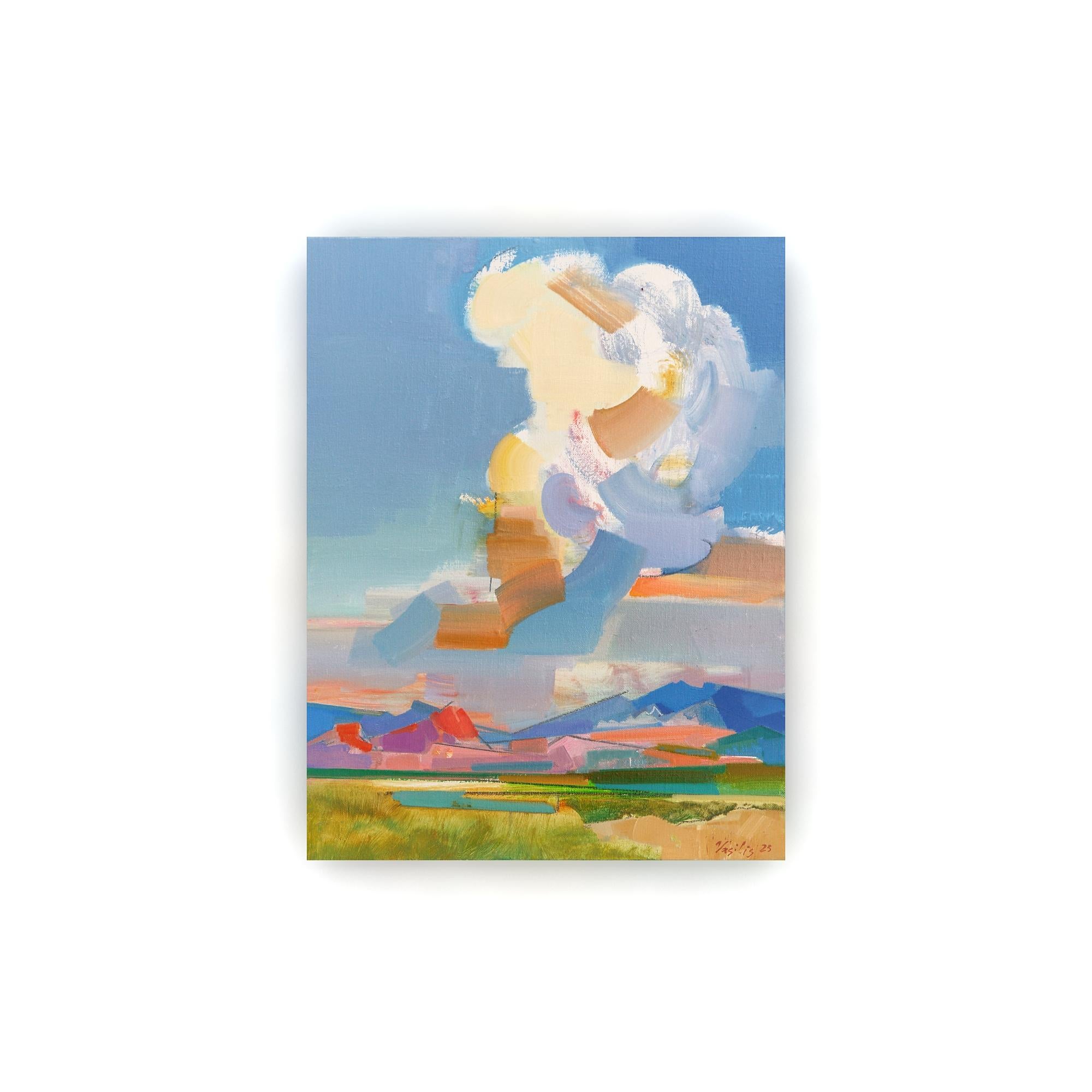 « Spirit of Colorado n.2 » (2023) par Vasily Ryabchenko, peinture à l'huile originale 4