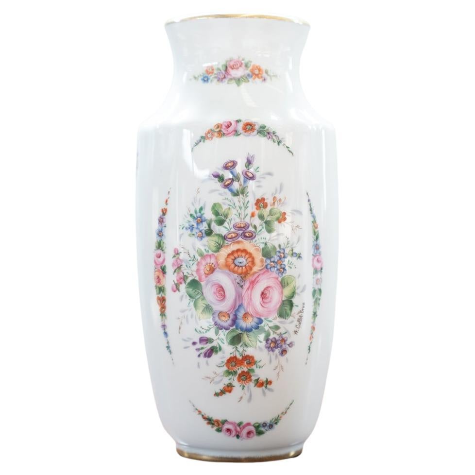 LIMOGES amphora-shaped vase, vintage    For Sale