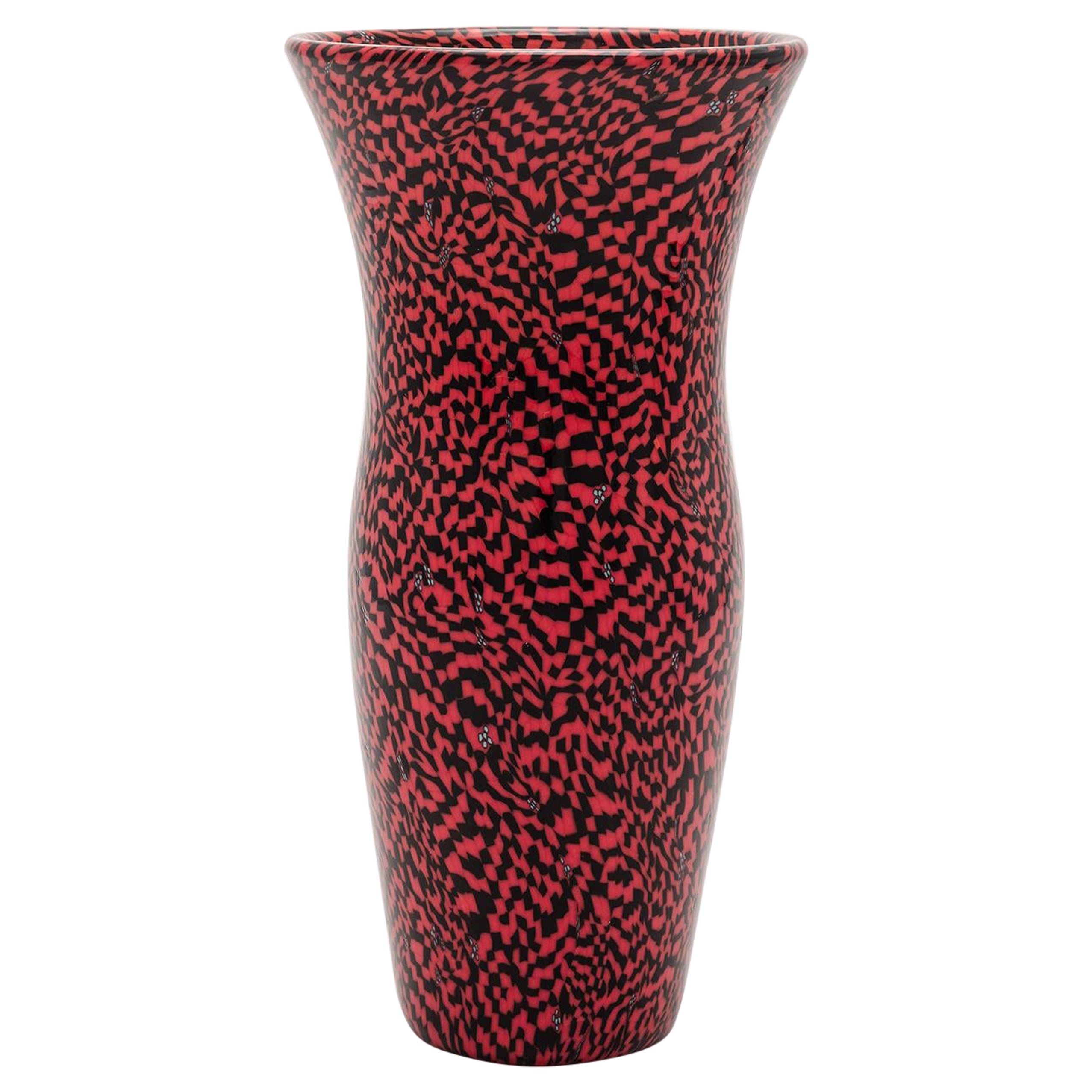 Murrine vase from the "dama" series Paolo Venini For Sale