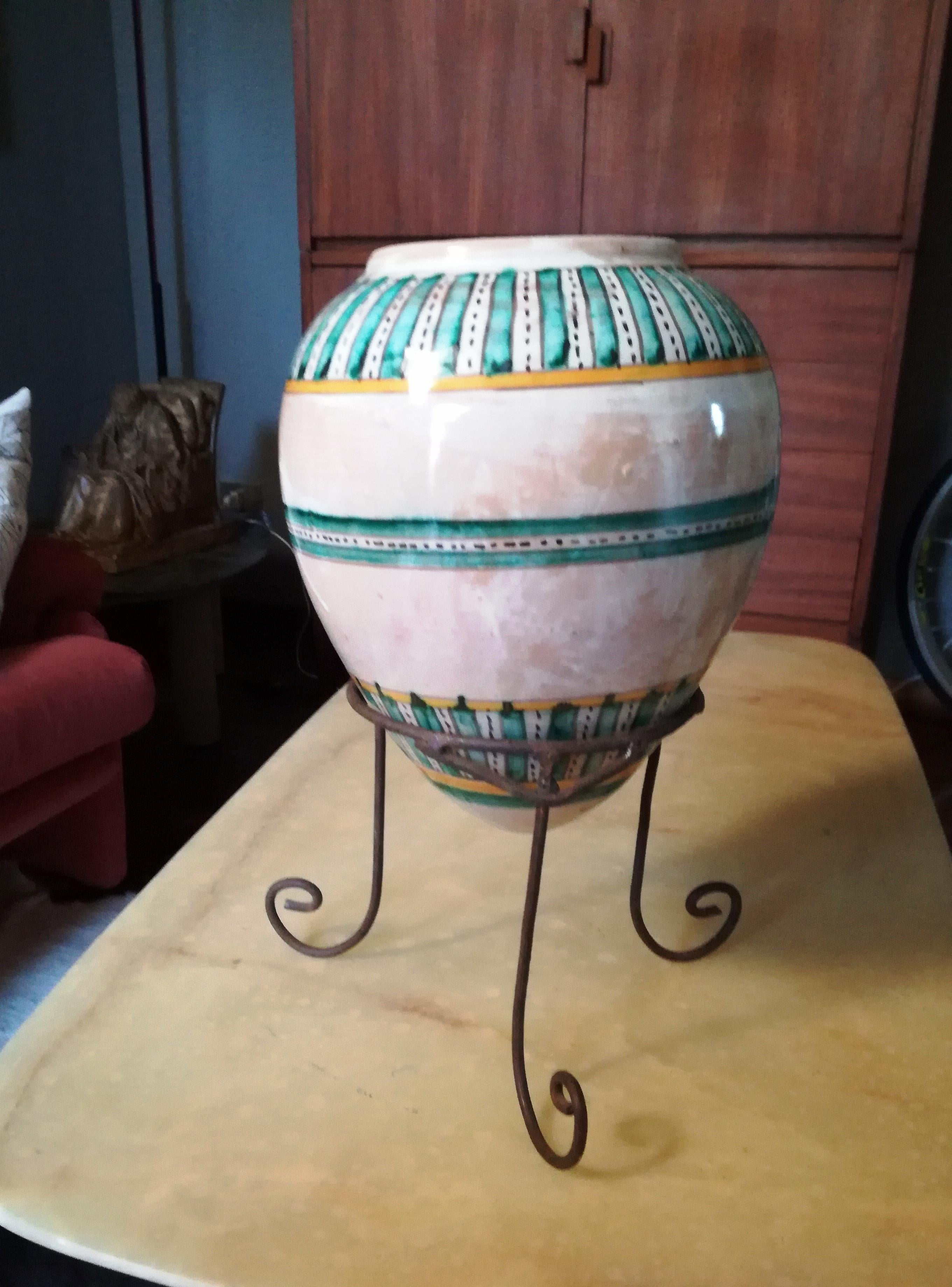 Classical Greek amphora vase , 1970s For Sale