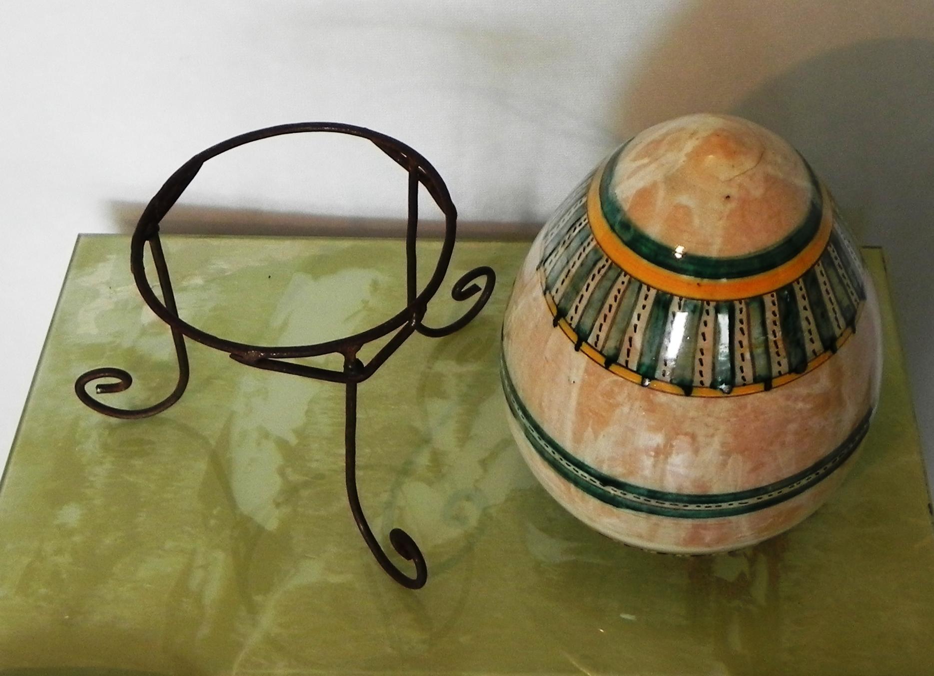 Ceramic amphora vase , 1970s For Sale