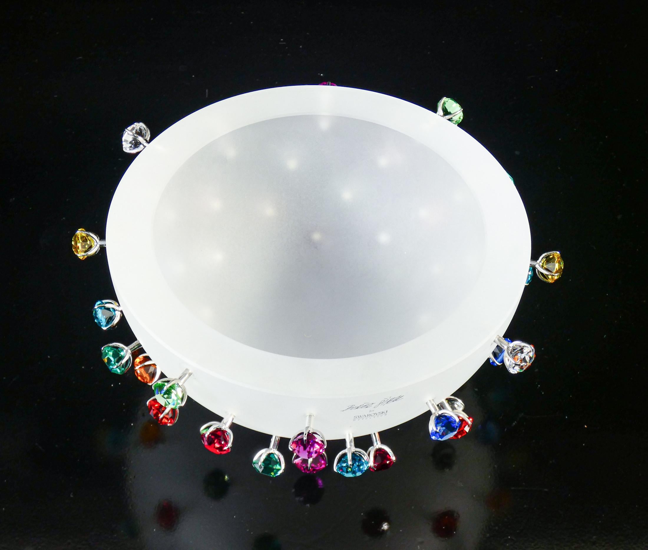 Late 20th Century Vaso Apollo design Borek SIPEK per SWAROVSKI. 1996 in vendita