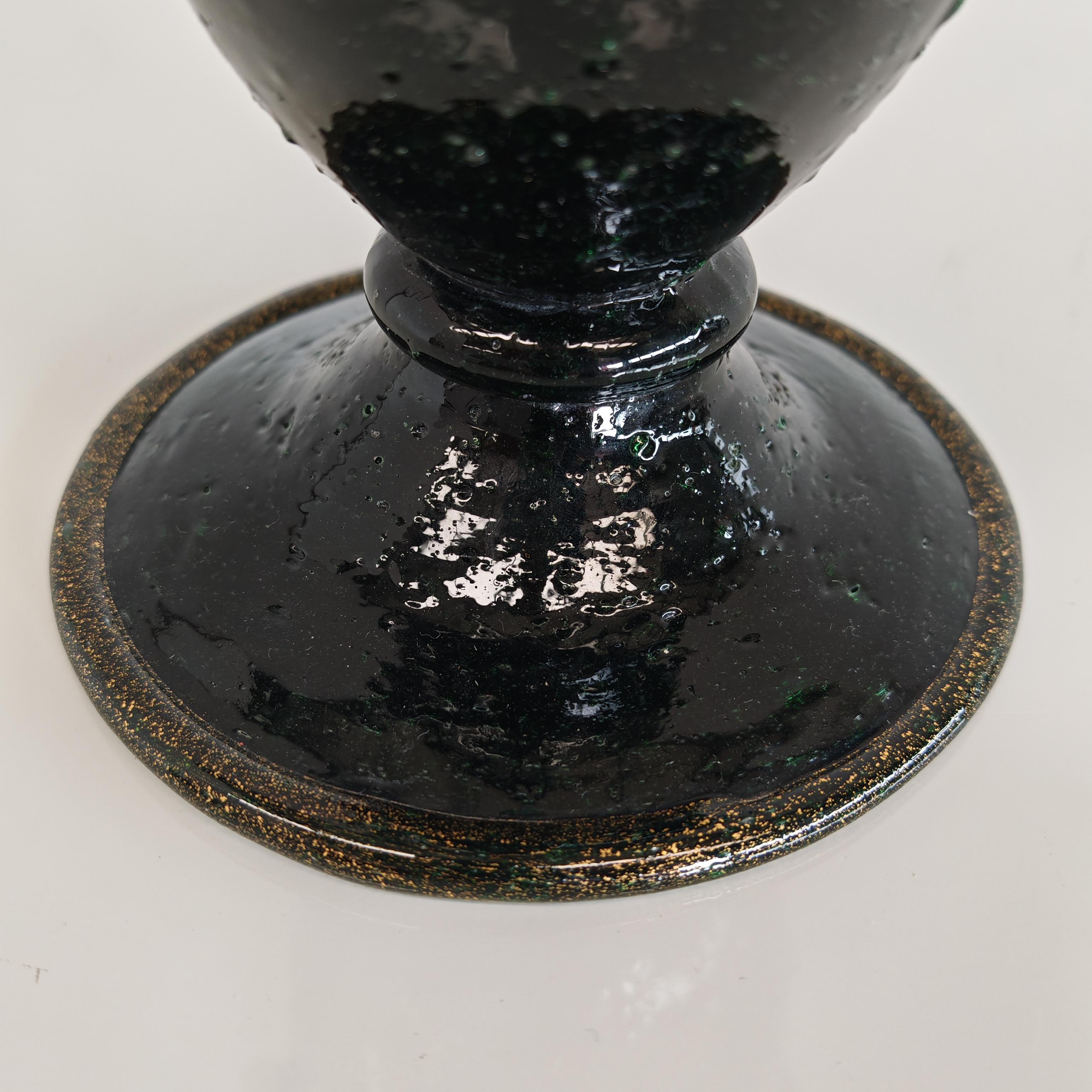 Murano Kunstvase 'pulegoso' Napoleone Martinuzzi für Venini 1930er Jahre im Angebot 7