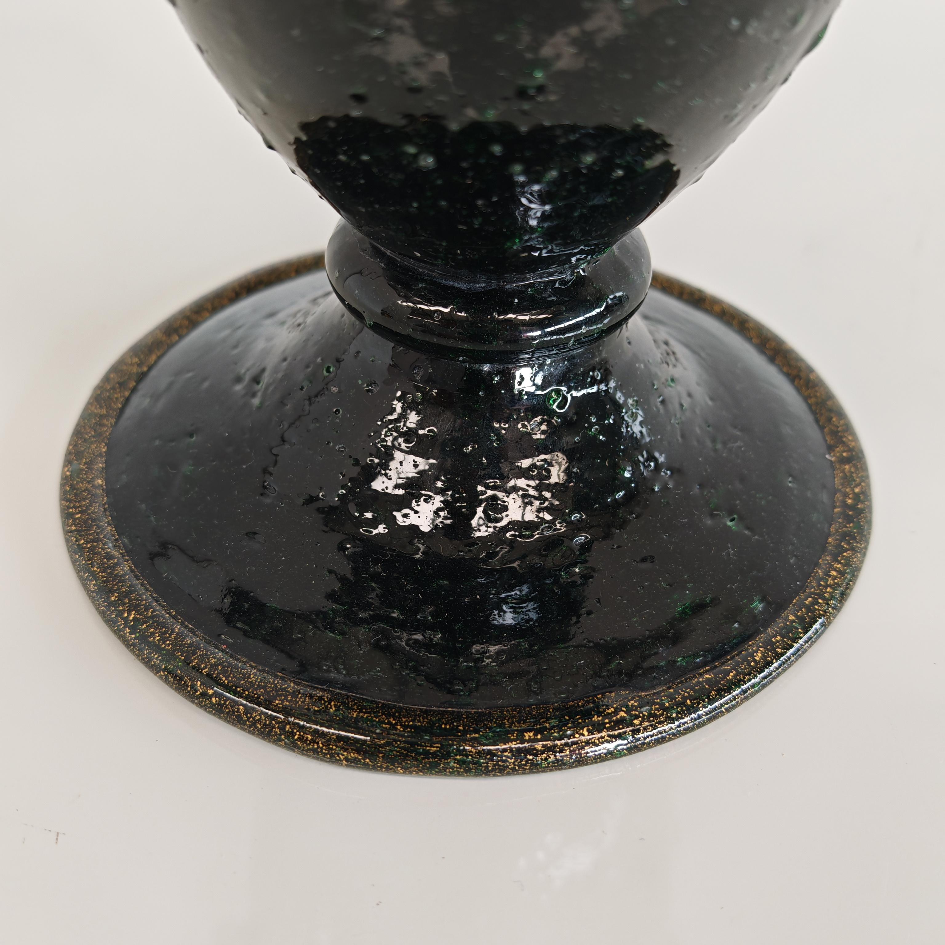 Murano Kunstvase 'pulegoso' Napoleone Martinuzzi für Venini 1930er Jahre im Angebot 8