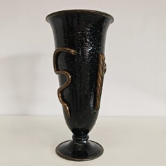 Vaso artistico Murano "pulegoso" Napoleone Martinuzzi per Venini anni 30