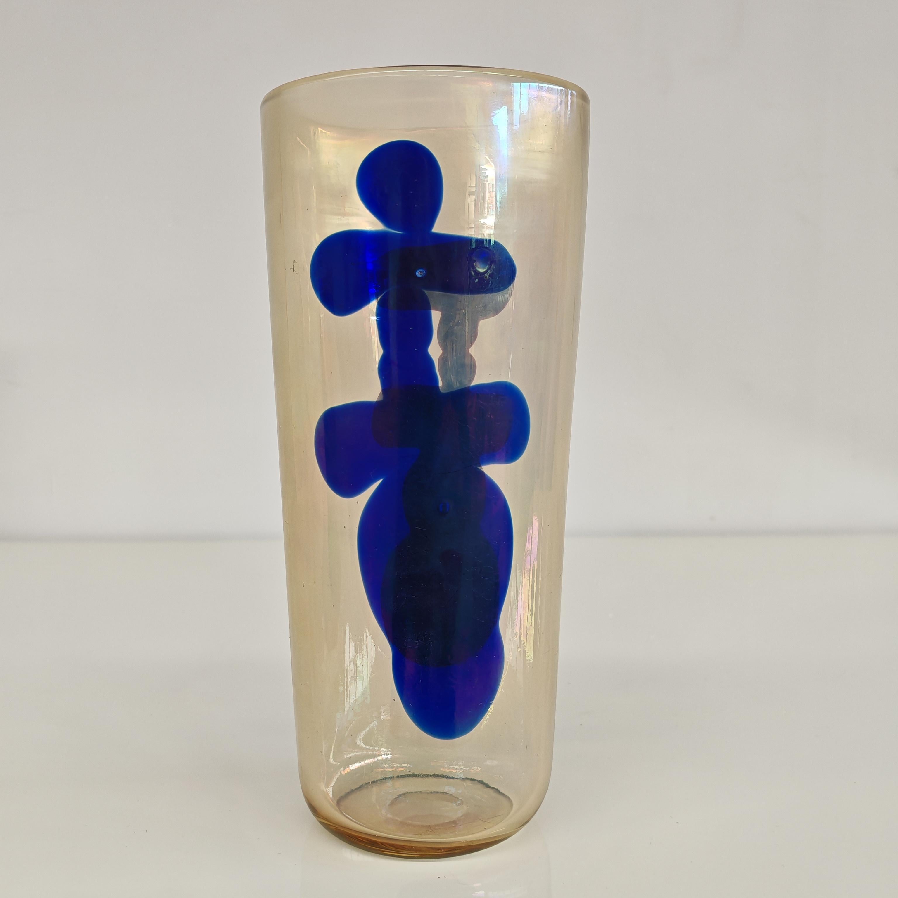 venini Fulvio Bianconi artistic murano vase series 