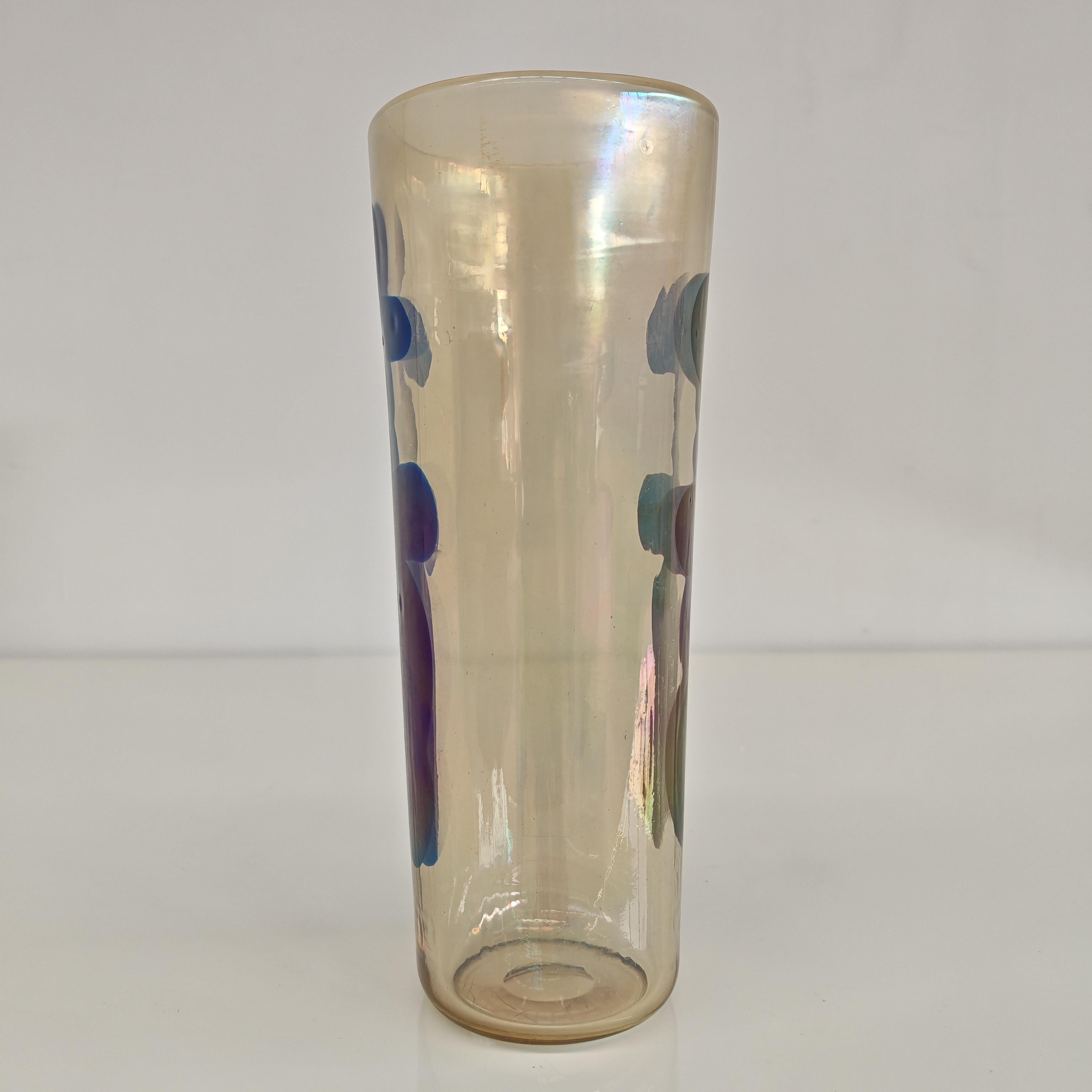 venini Fulvio Bianconi artistic murano vase series 