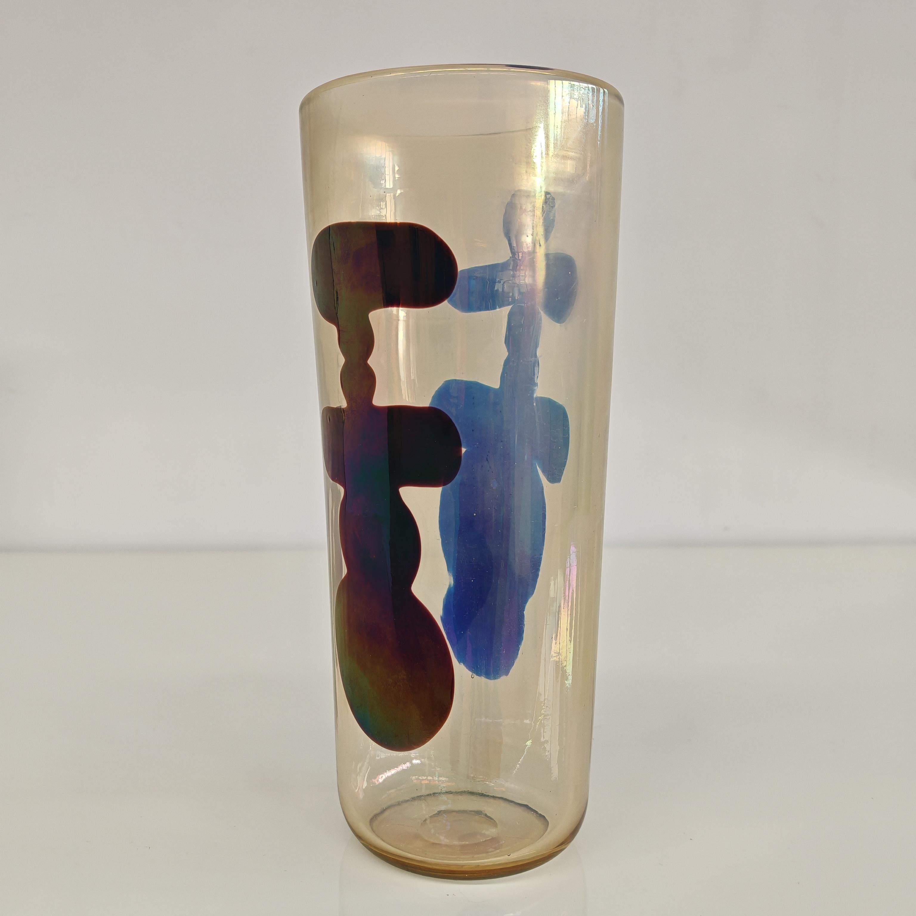 venini Fulvio Bianconi artistic murano vase series 