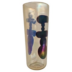 venini Fulvio Bianconi Murano vase artistique série 'a Macchie' 1950s