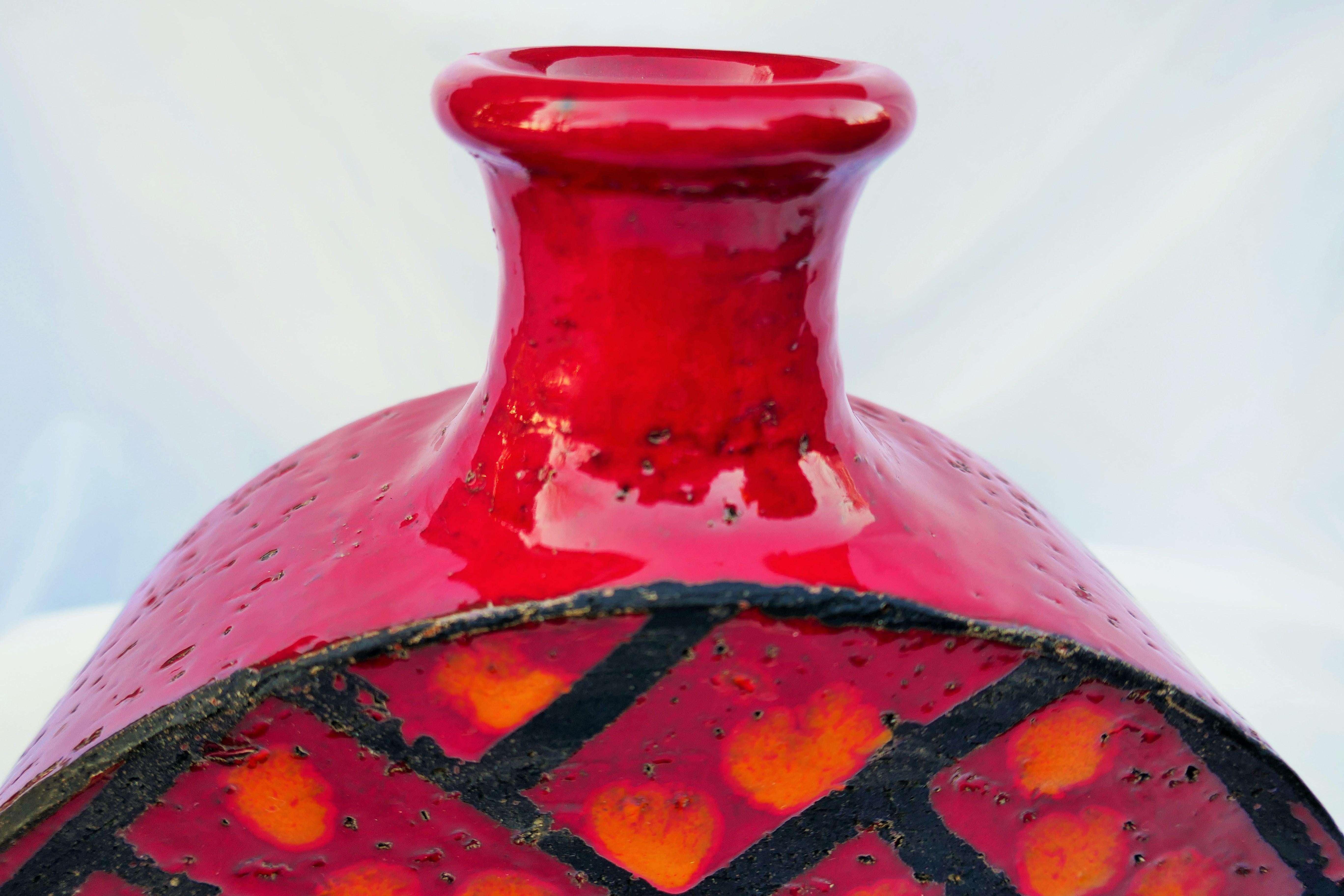 Terracotta Vaso attribuito ad Aldo Londi / Bitossi per Raymor For Sale