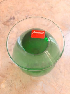 Vaso Baccarat "Forest Whisper" in Cristallo Verde Smeraldo, Epoca Post-1936'