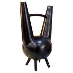 Vase Bucchero Design Gio Ponti Ceramic Anni 50