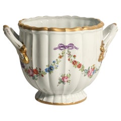 Vaso Centrotavola Cachepot in Porcellana di Parigi Anni 50