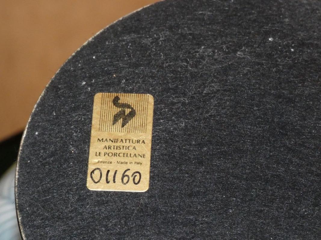 Vaso centrotavola di Manifattura Artistica Le Porcellane, Firenze Excellent état - En vente à modena, Emilia-Romagna