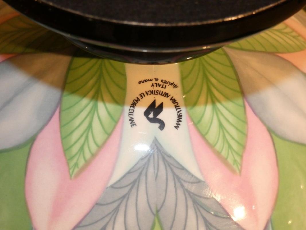 Fin du 20e siècle Vaso centrotavola di Manifattura Artistica Le Porcellane, Firenze en vente