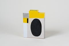 Vaso Ceramic Algora Yellow by Manuel Sanchez
