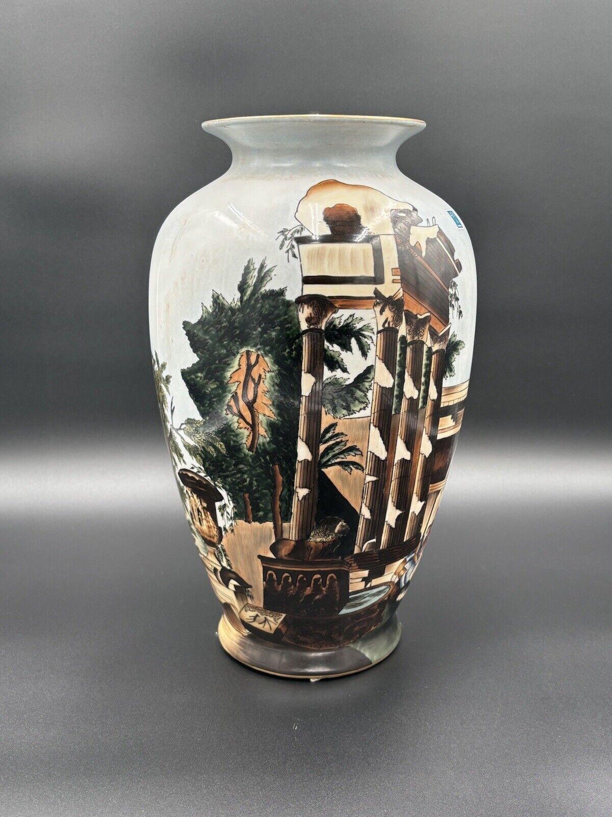 Italian Vase en céramique Vecchia Faenza Design Modernism en vente