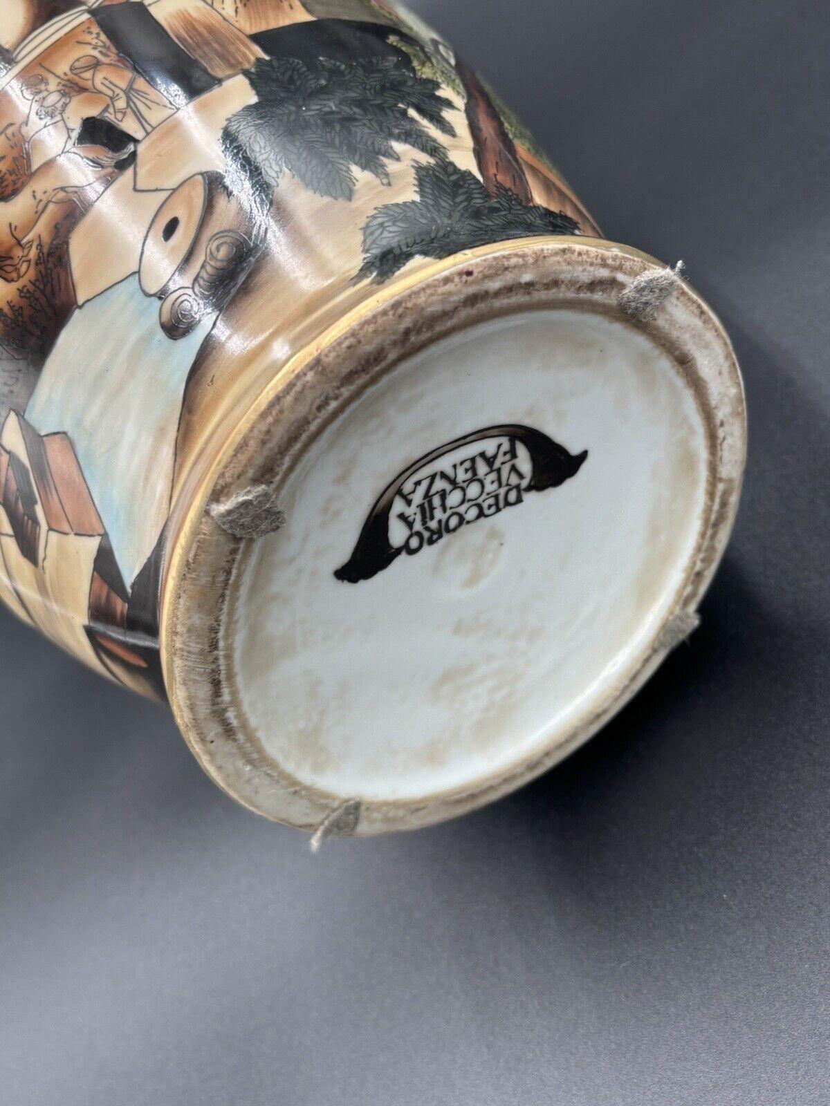 Céramique Vase en céramique Vecchia Faenza Design Modernism en vente
