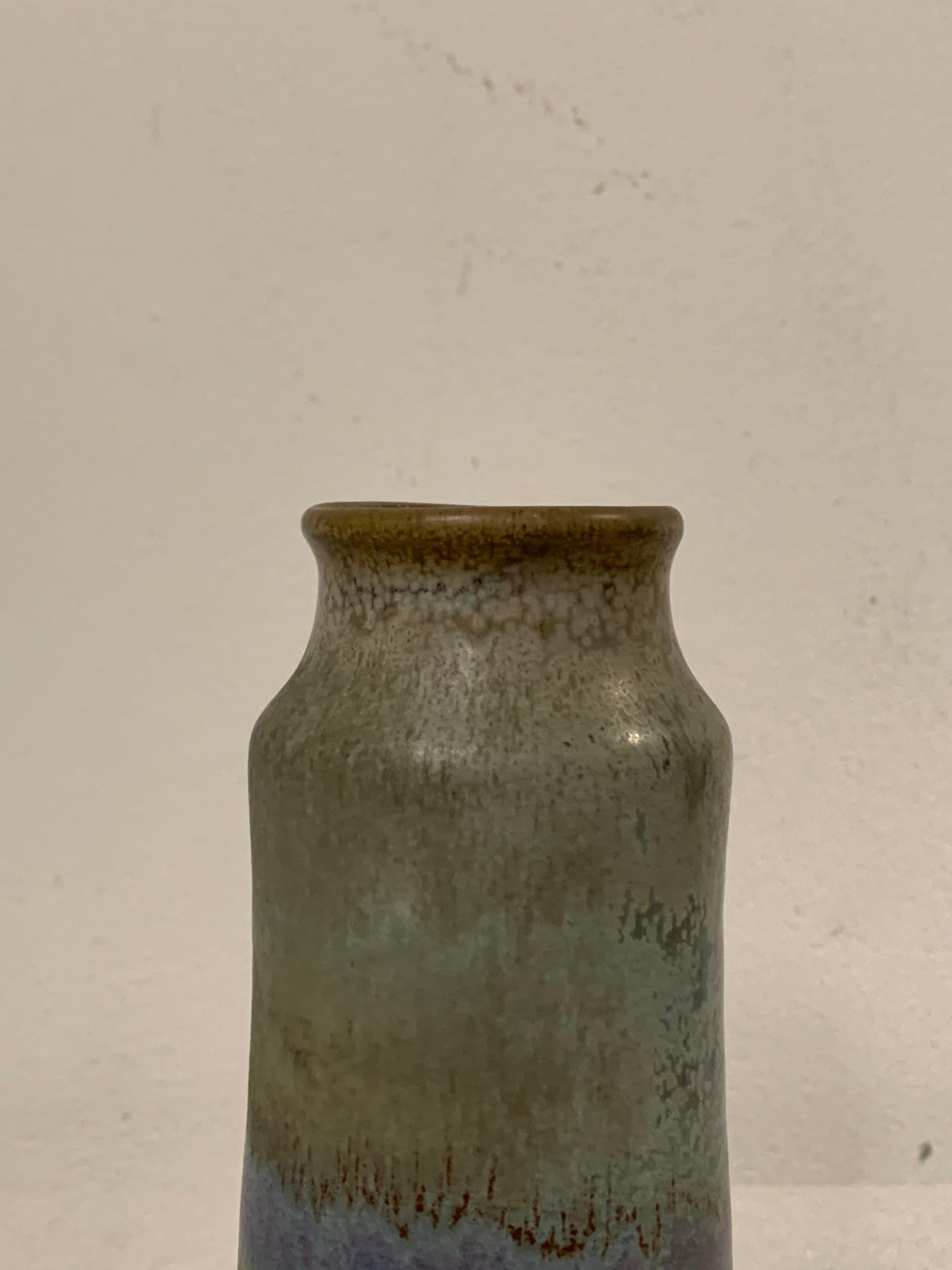 Vaso con tinta a sfumature, anni '60, ottime condizioni, patina dell'epoca. 